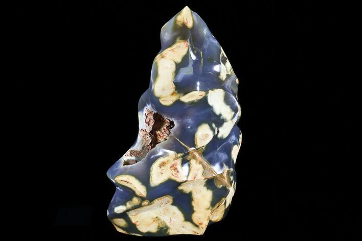 Unique, Polished Agate Flame - Lbs #71392